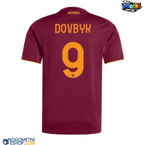Moški Nogometni dresi AS Roma Artem Dovbyk #9 Domači 2025-26 Kratek Rokav